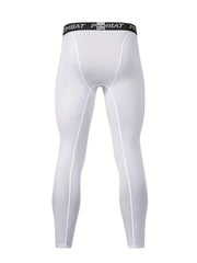 Men's Compression Pants for Running Moisture Wicking Athletic Leggings
