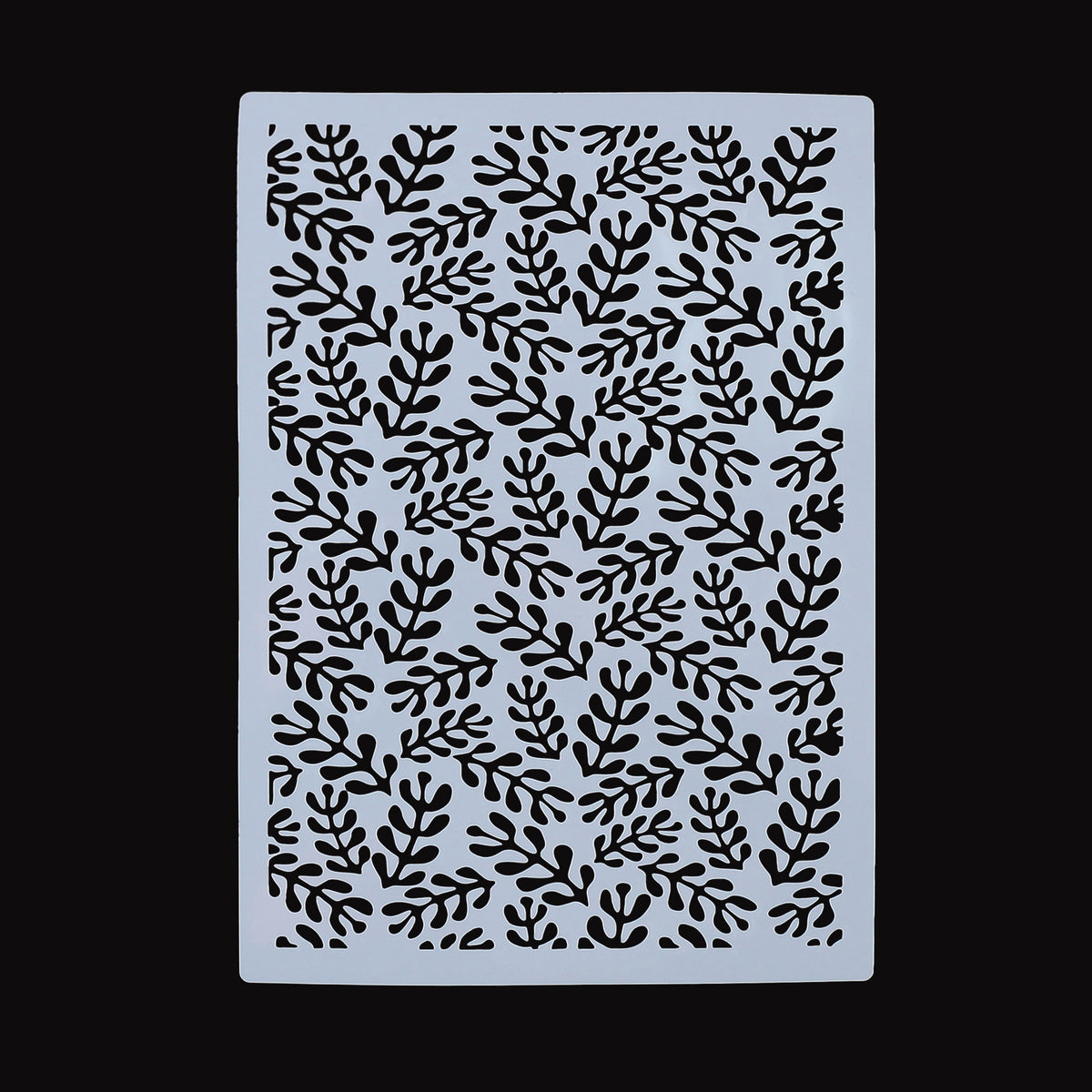 A4 Leaf Painting Template for Various Surfaces - DIY Adhesive Decorations