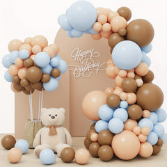 60 Coffee Brown Balloons Tan Dark Arch Bear Party Wedding Decor