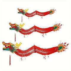 3D Chinese Year Dragon Garland Hanging Decoration