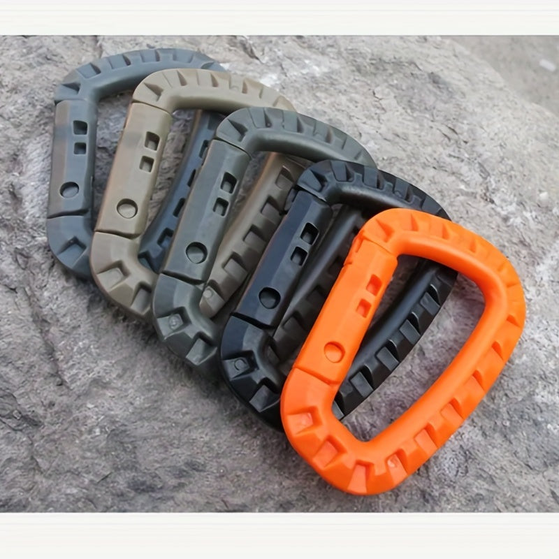 3pcs Plastic Steel Link D Ring for Outdoor Activities