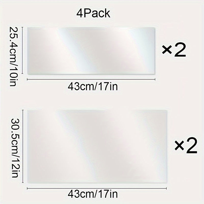 4pc Anti Scratch Sticker Set: Protect Your Sofa from Cat Scratches