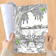 HUGGE & HUE Drawing Coloring Book for Adults