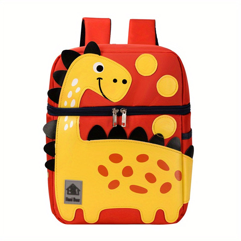 Dino Schoolbags For Boys And Girls Kindergarten Backpack With Rein