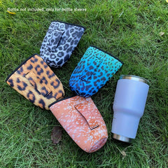 Leopard Print Neoprene Tumbler Sleeve 30 32 Tumbler Holder