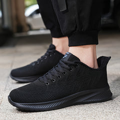 Men's Plush-Lined Running Shoes Non-Slip Sneakers