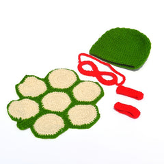 Newborn Photography Props Suit Turtle Modeling Wool Set Baby Photo Suit