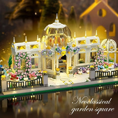 Micro Particle Flower Shop Model Puzzle Toy Set