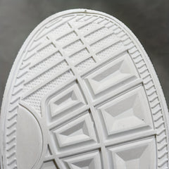 Men's Lace-up PU Leather Skate Shoes with Good Traction