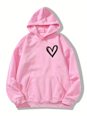 Women's Button Cowl Neck Wrap Sweatshirt Hoodie