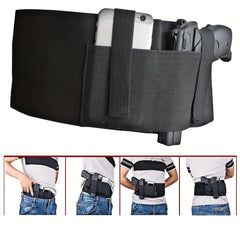 Concealed Carry Stretch Belt Holster Right Left Hand Universal
