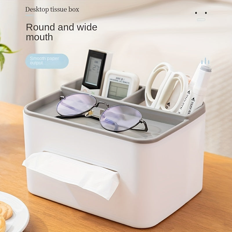Desktop Storage Box Tissue Box Drawer Paper Box Remote Control Organizer