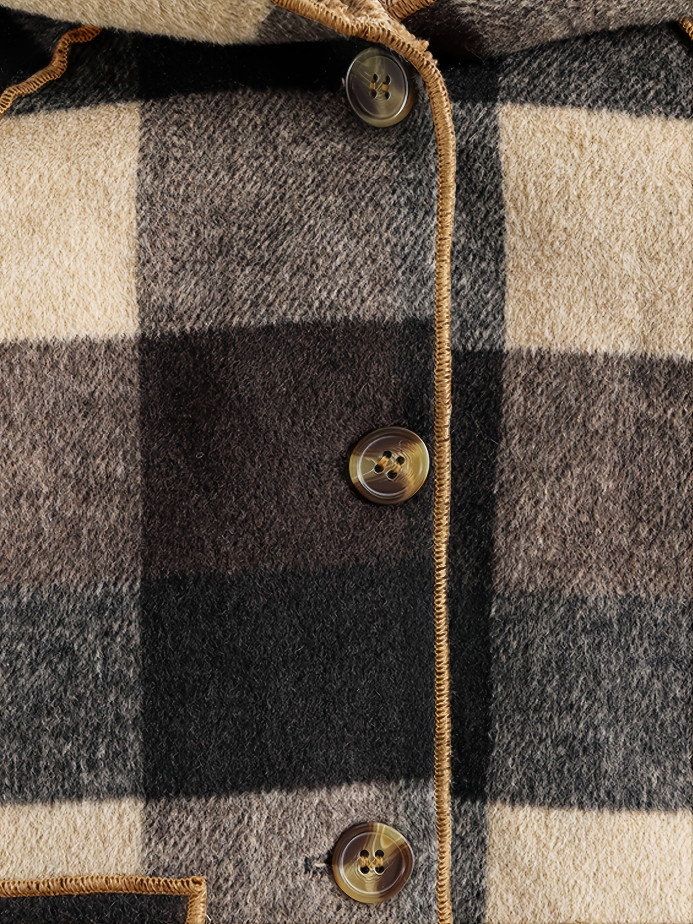 Boys Plaid Jacket Hooded Winter Kids Clothes