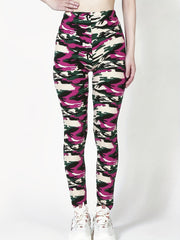 Women's Printed High Waist Yoga Leggings