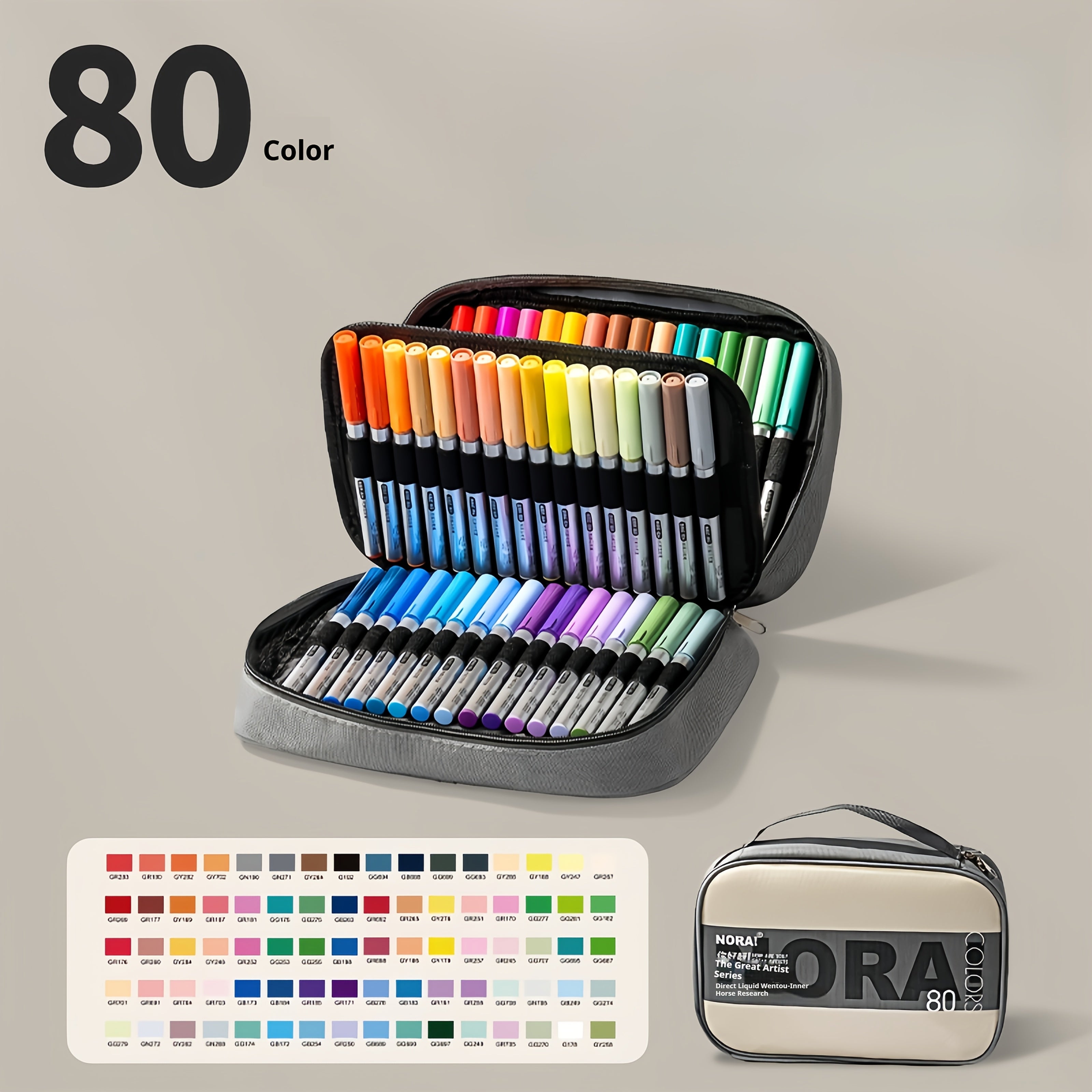 Soft Tip Permanent Art Pens Fine Brush Ink for Sketching and Painting