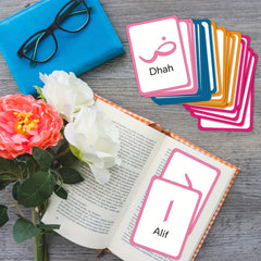 Arabic Alphabet Flashcards and Number Cards Set