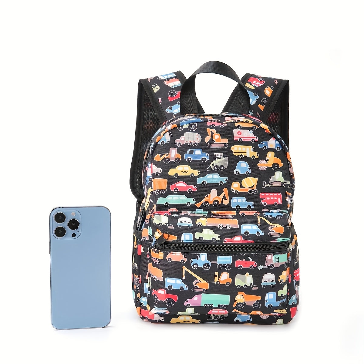 Cartoon Pattern Large Capacity Backpack Casual School Bag with Multiple Pockets