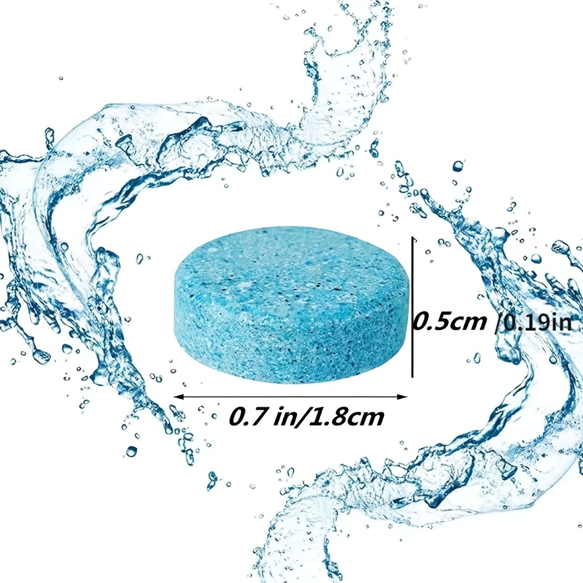 10pcs Household Cleaning Effervescent Tablet Toilet Kitchen Glass