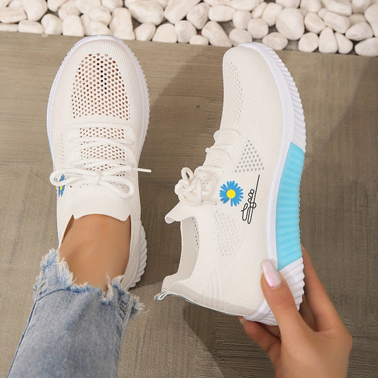 Women's Stylish Non Slip Running Shoes Lightweight Mesh Breathable Sneakers