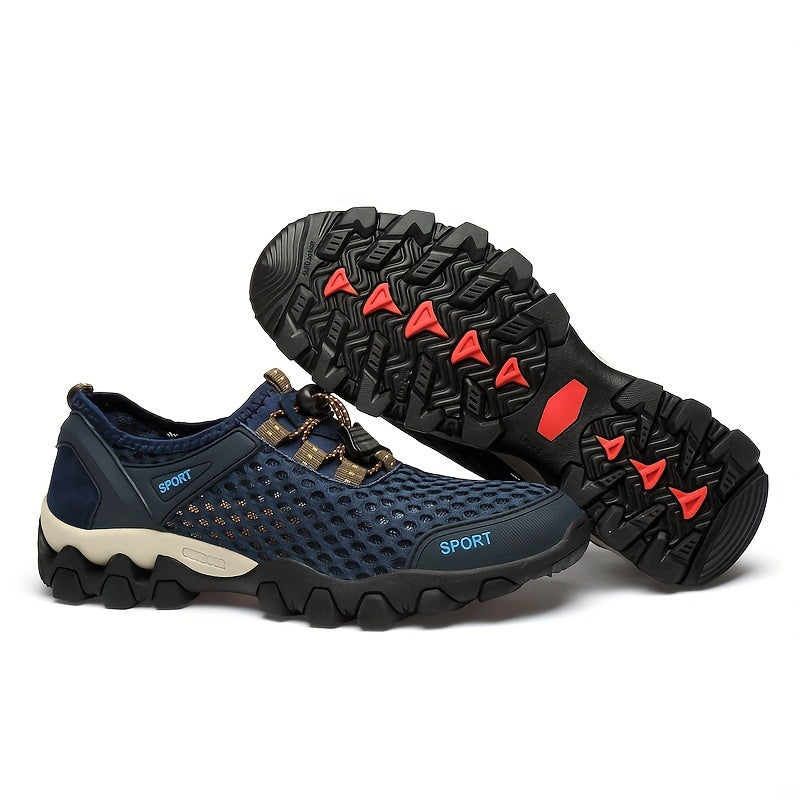 Men's Mesh Hiking Sneakers Non Slip Outdoor Shoes