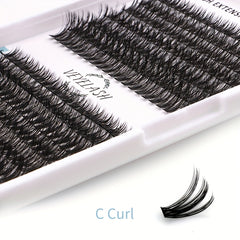 280pcs Wispy Cluster Lashes 8-16mm Mix Length Reusable False Eyelashes