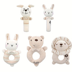 Soft & Cuddly Baby Hand Rattle for Early Education