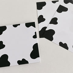 Cow Spot Pattern Sticky Note Book, 50 Sheets, Easy Adhesive