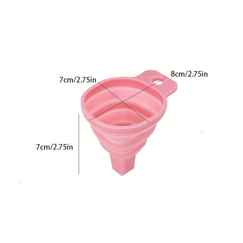 Silicone Folding Funnel Portable Mini Kitchen Leak Household Liquid Dispenser