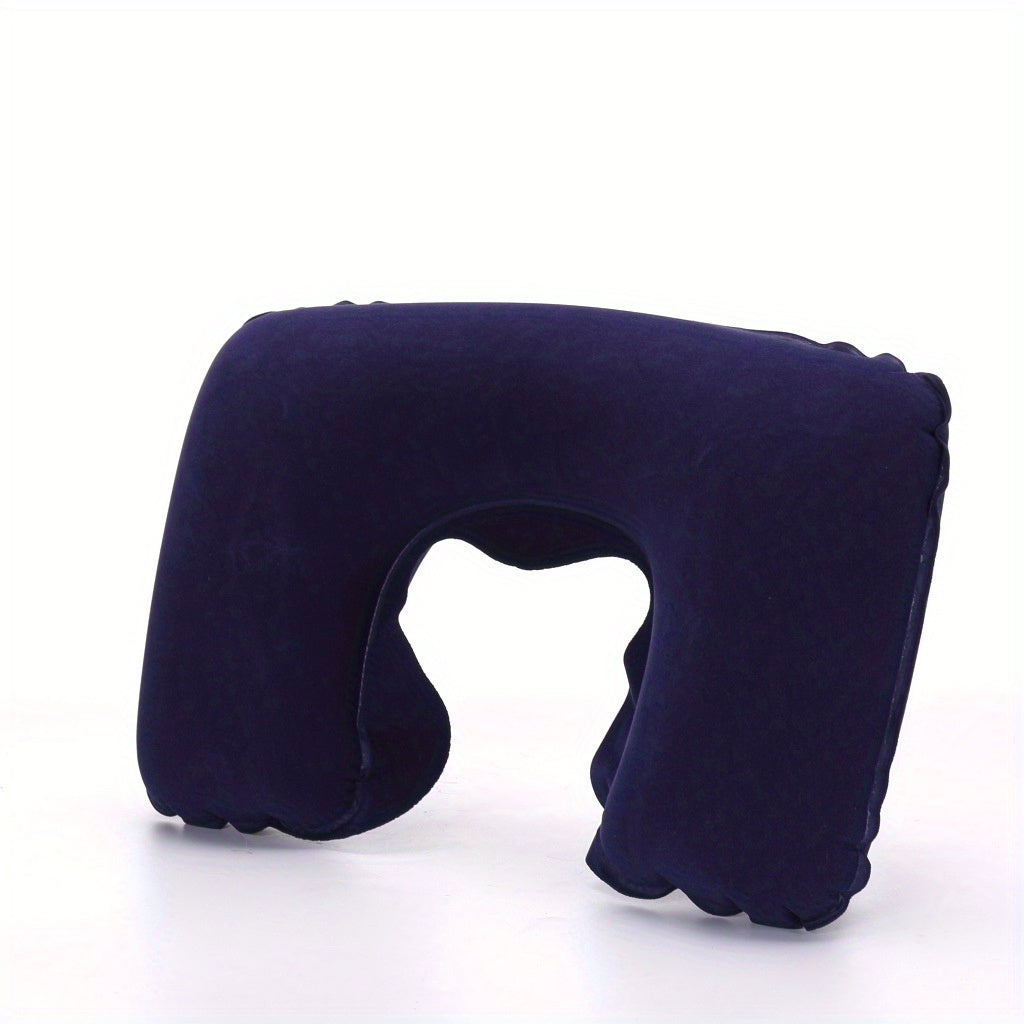 Car Inflatable Pillow U Shape Neck Pillow For Sleep Office Nap Head Rest