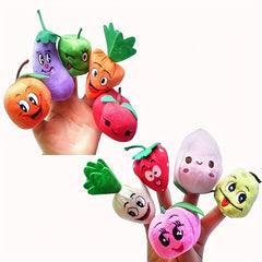 5 Cute Fruit & Veggie Finger Puppets - Teaching & Play