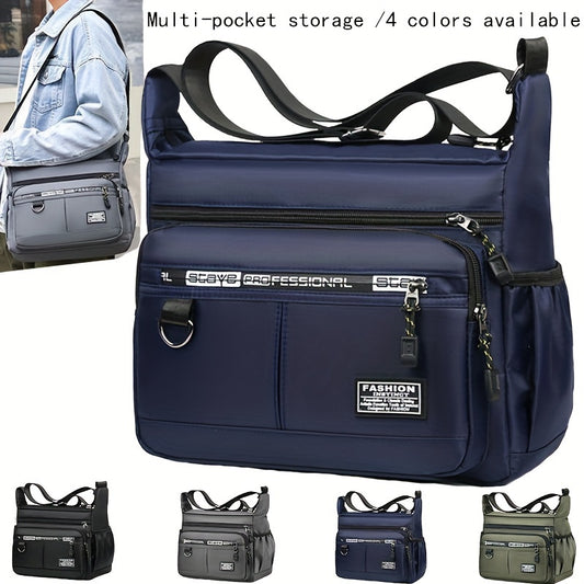 Large Capacity Waterproof Crossbody Bag for Men