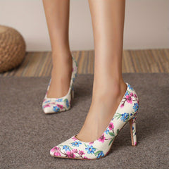 Women's Lightweight Stiletto Heels Suedette Dress Pumps