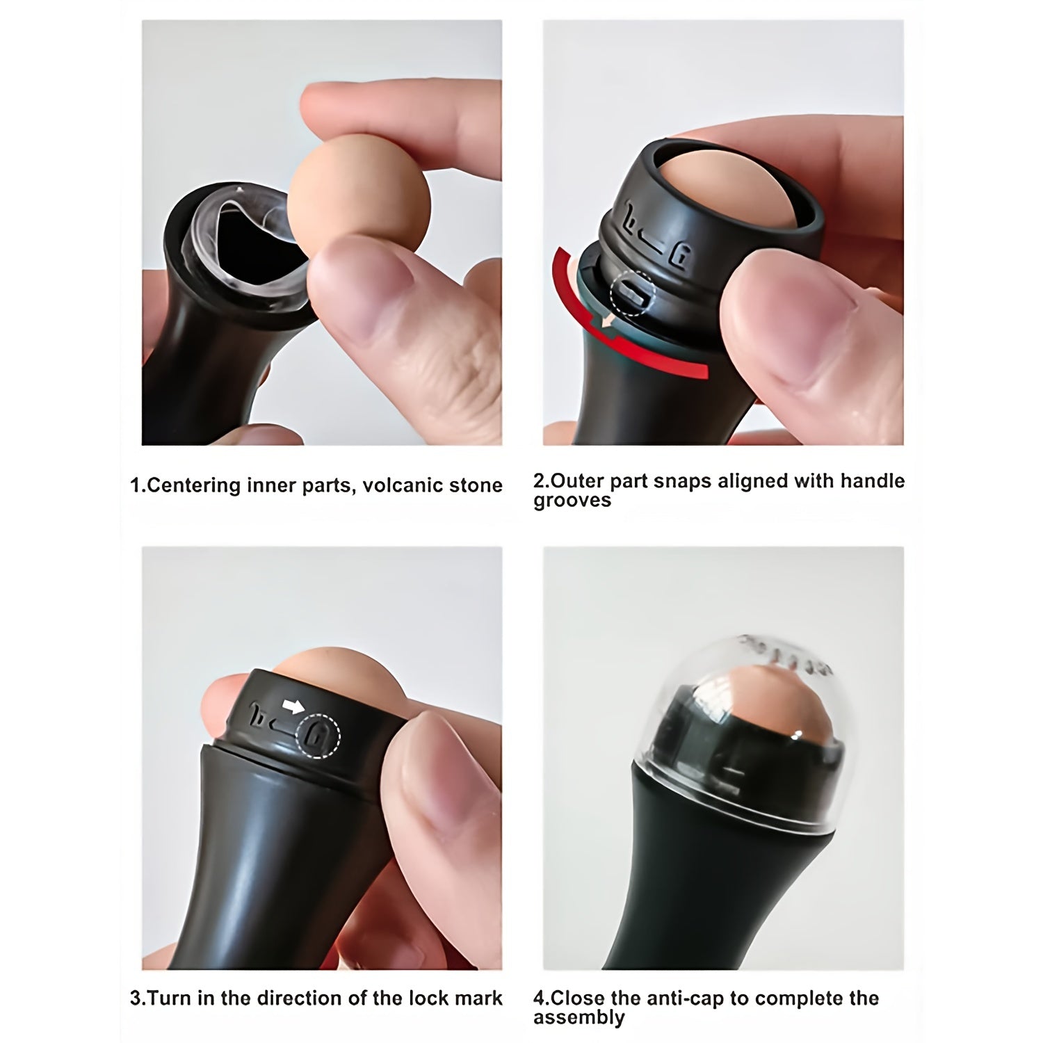 Face Absorbing Roller Volcanic Stone Care Tool