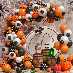 112pcs Halloween Balloon Chain Set DIY Eyeball Decoration Supplies