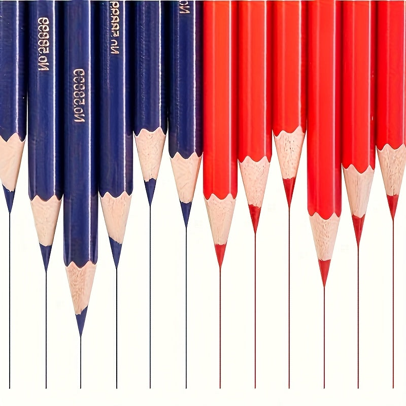 12 Pack Hex Lead Pencils - Pre Sharpened Tips - Medical Engineering Drawing