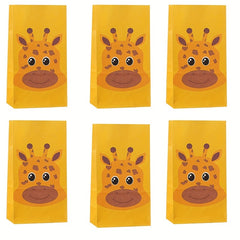 6pcs Cartoon Animal Candy Bags for Gifts and Retail Stores