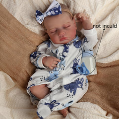 Realistic Reborn Baby Doll Soft Vinyl Toy for Kids Age 3