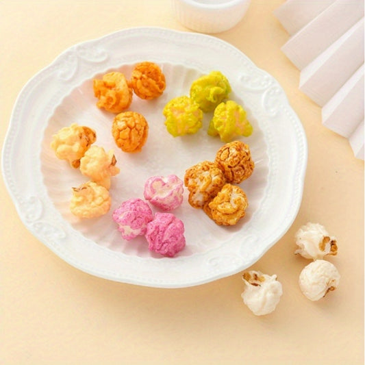 Realistic Popcorn Model in 6 Colors PVC Dessert Shop Window Display Props