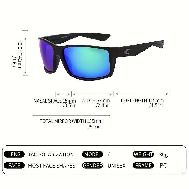 Polarized Sports Sunglasses UV Protection Glasses for Outdoor Activities