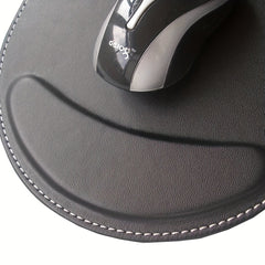PU Leather Mouse Pad Non Slip Mouse Wrist Pad