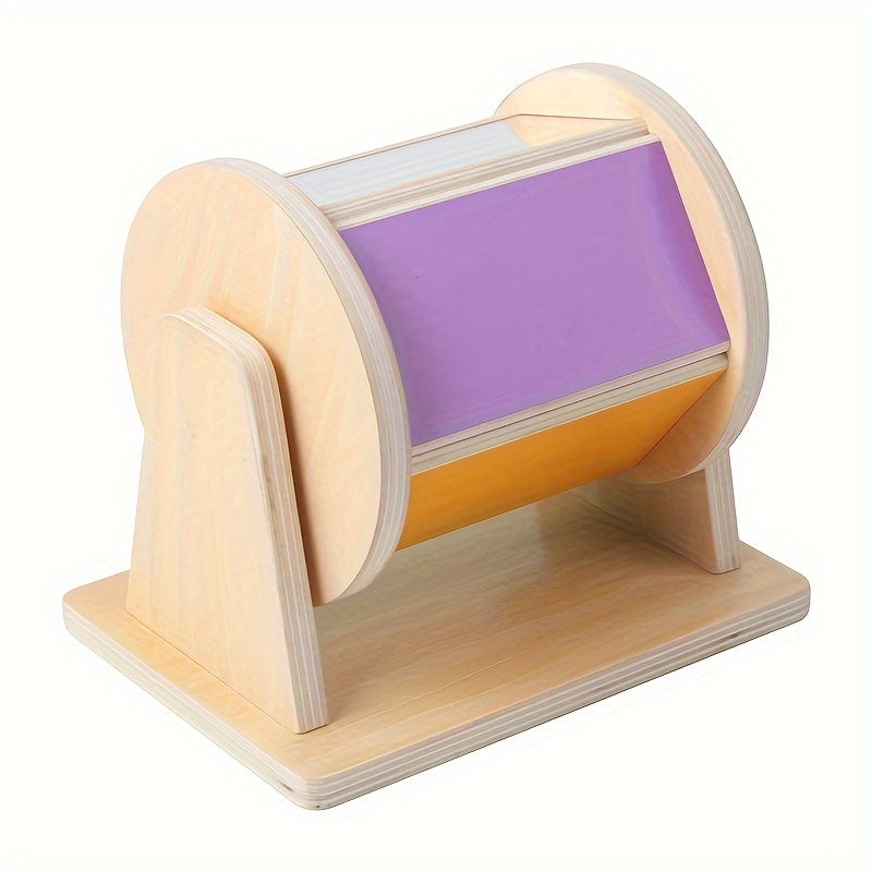 Educational Toy Set with Drum Rainbow Cloth Balls & Wooden Puzzle
