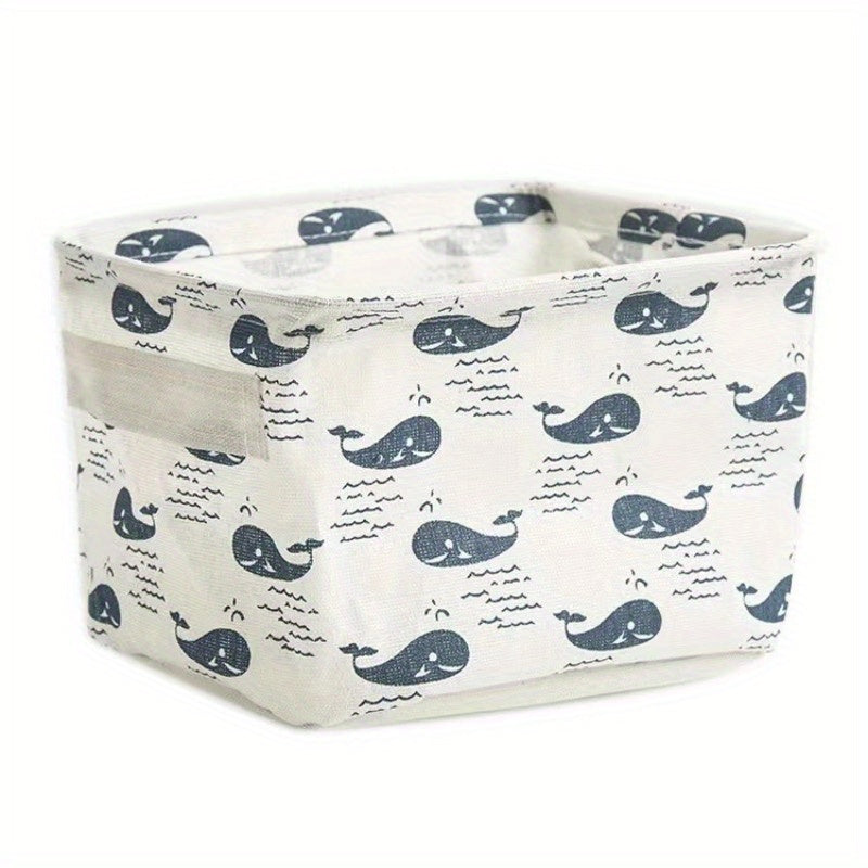Small Desktop Storage Basket Organizer Box Cosmetic Book Stationery