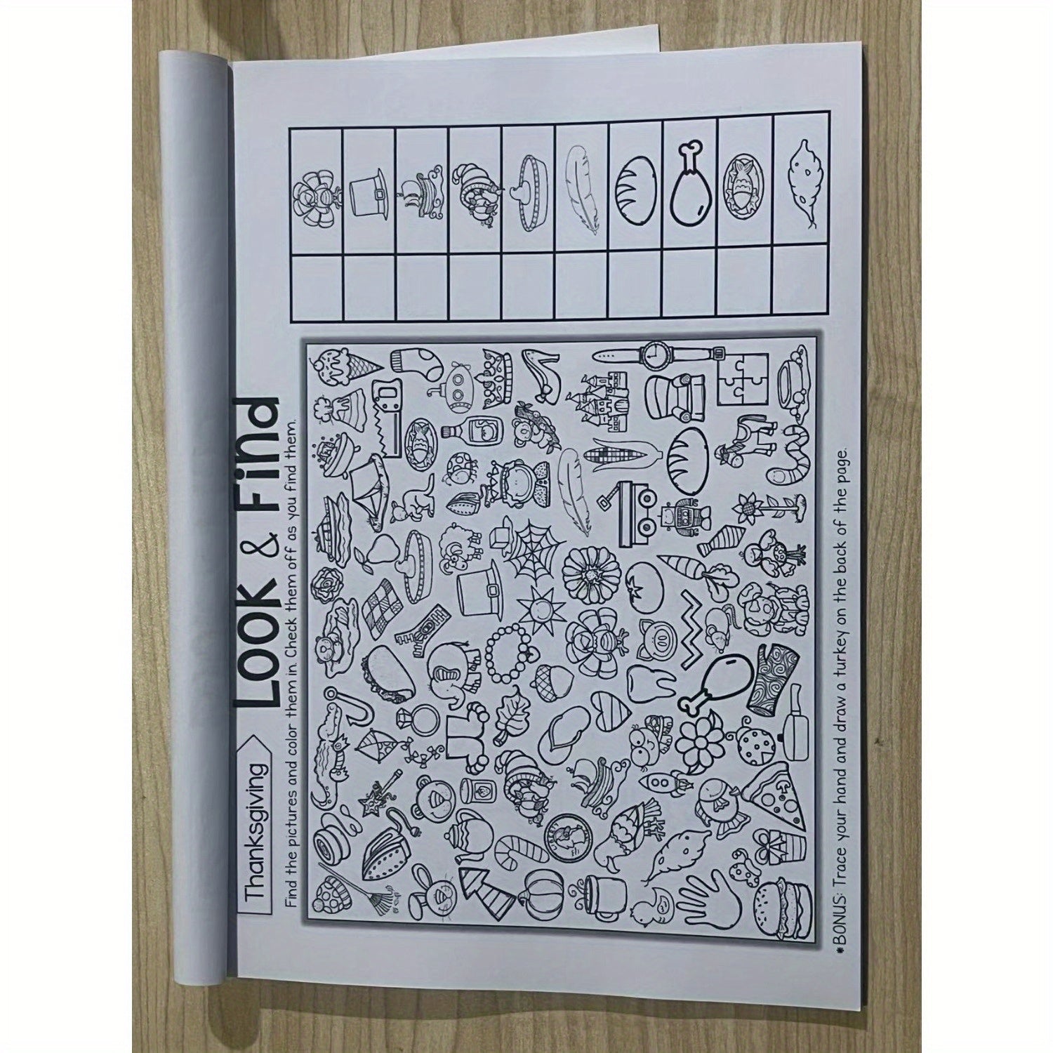 Interactive Hidden Item Book Focus Training And Educational Fun A4 Paper