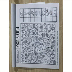 Interactive Hidden Item Book Focus Training And Educational Fun A4 Paper