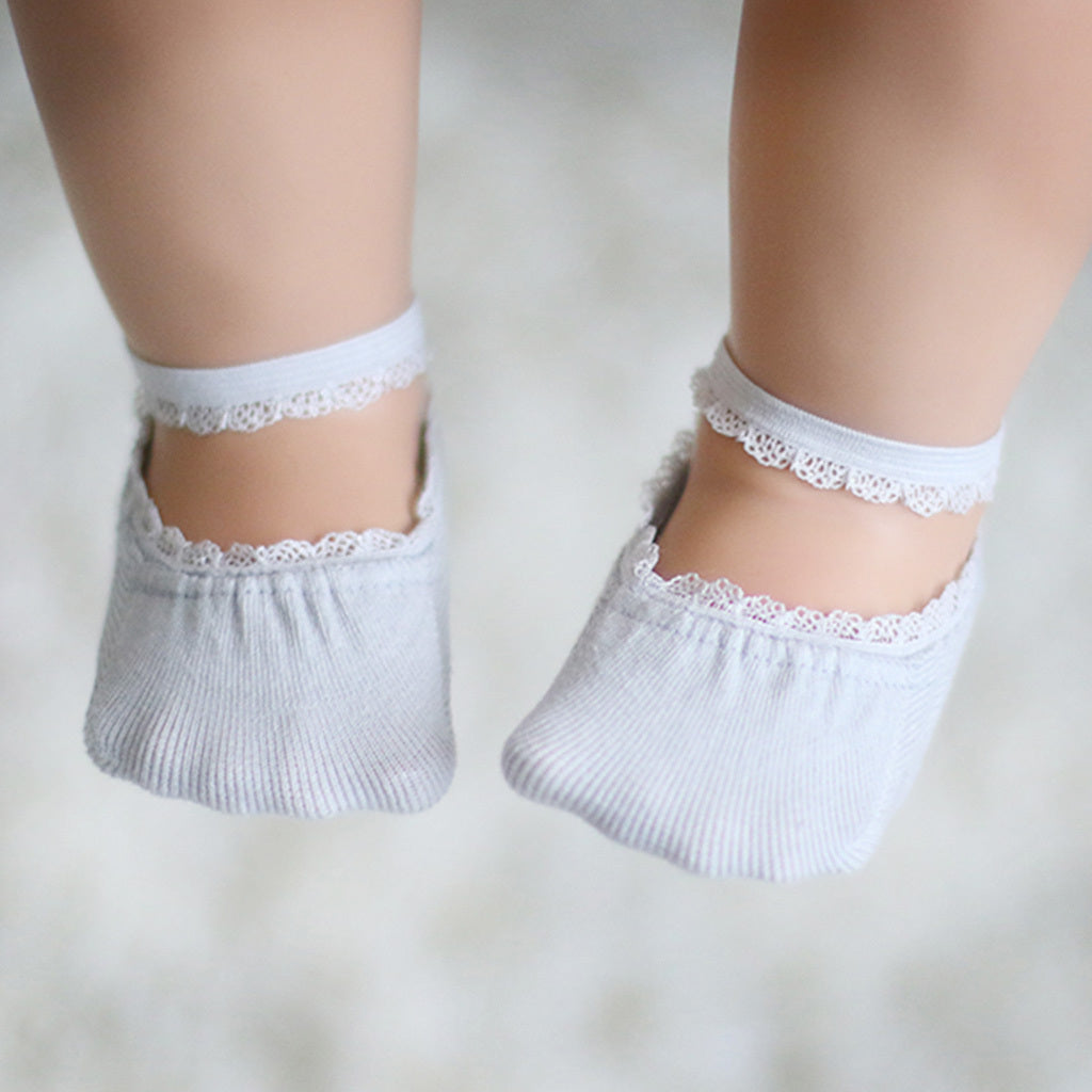 Baby Girl Lace Boat Socks Soft Cotton