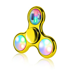 FIGROL LED Fidget Spinner with Glowing Lights Stress Relief Toy