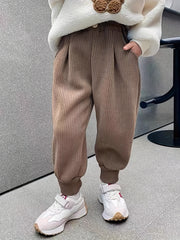 Girls Strawberry Graphic Jogger Pants Fall Winter Sports