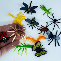 24pcs Mini Insect Toy Models Scientific Cognitive Puzzle Toys