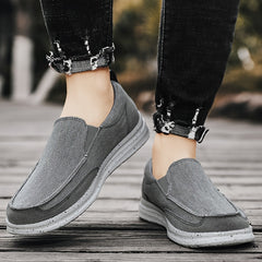 Men's Canvas Loafer Shoes Casual Slip On Lightweight Walking Sneakers