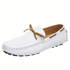 Women's Bowknot Slip On Loafers Solid Slip On Shoes